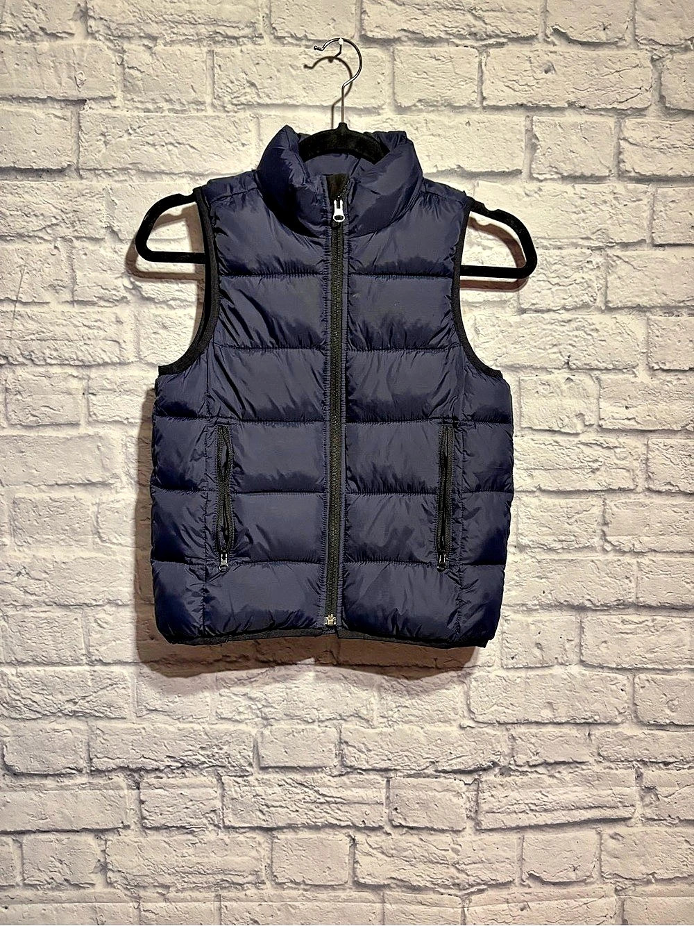 Gap Kids Puffer Vest Navy Blue Smll